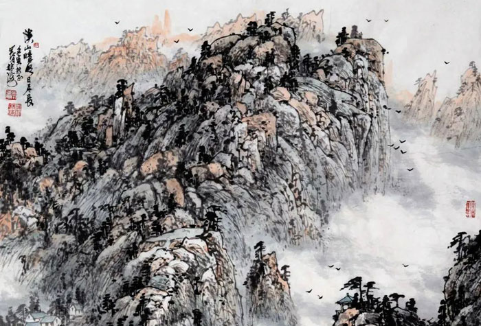 融古出新·問(wèn)道煙雲(yún)——著名畫(huà)家：田林海山水畫(huà)鑒賞