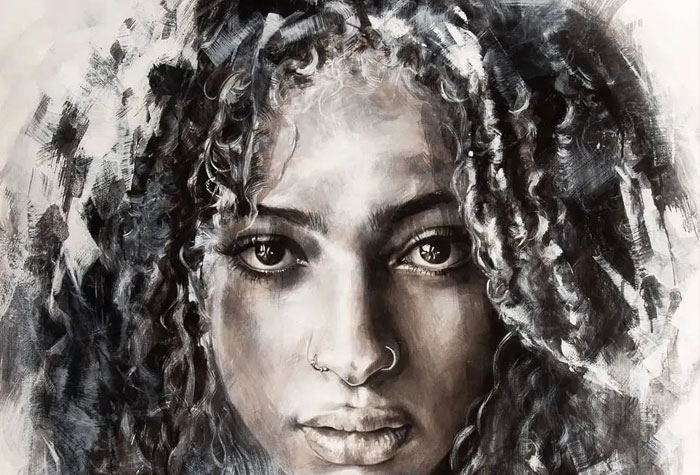 “靈魂繪畫”，西班牙畫家阿丹·洛佩斯·阿萊曼