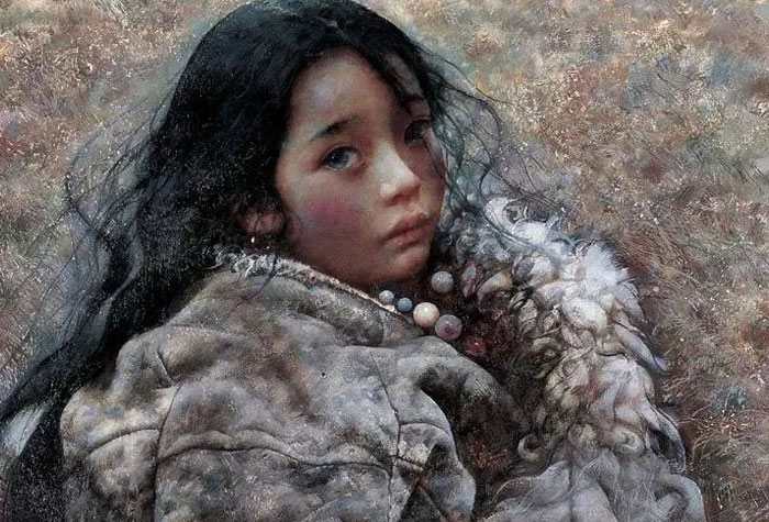 艾軒筆下的女孩震撼人心，一幅油畫2000萬