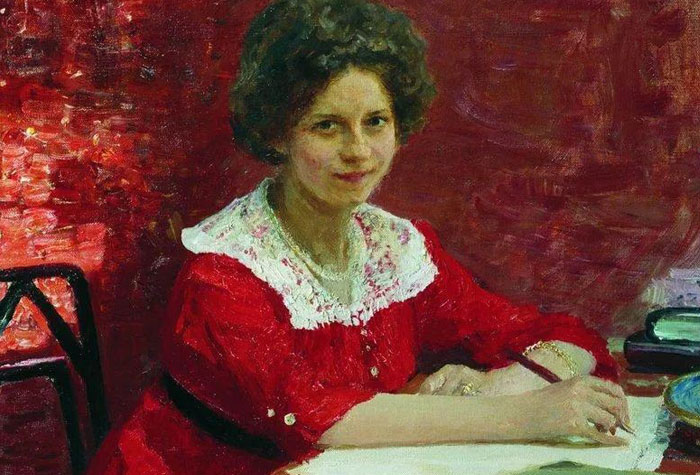 俄國(guó)畫壇的領(lǐng)軍人物列賓，女性肖像作品精選 82幅