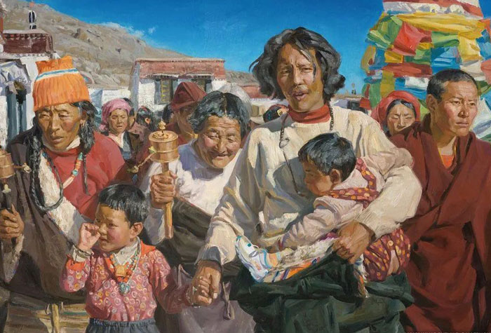 俄羅斯女畫家維多利亞·哈爾琴科，她筆下關于中國的人物作品