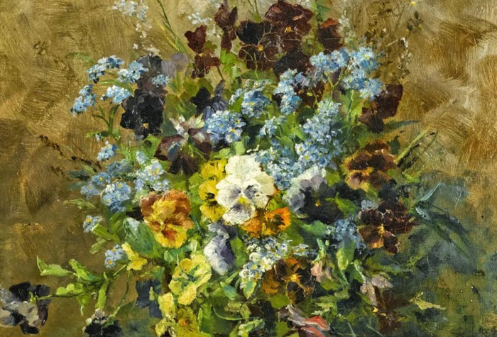 奧地利女畫家奧爾加·維辛格·弗洛里安，主創花卉靜物畫和風景畫