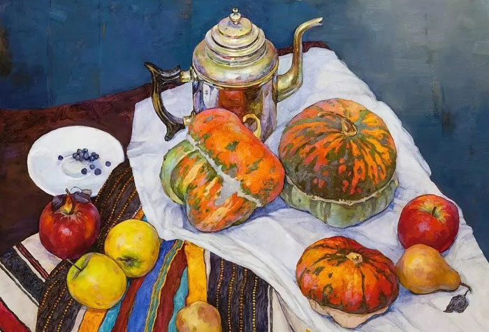 俄羅斯女畫家維多利亞·卡拉奇，美不勝收的色彩，她的作品讓人眼前一亮