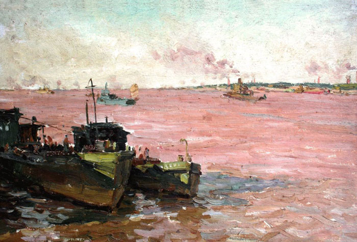 畫家，藝術(shù)教育家郭紹綱教授油畫作品欣賞（風景）