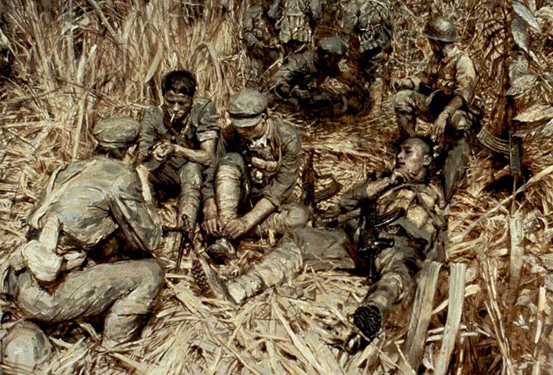 中國當代著名油畫家尚丁筆下的油畫美女，讓人過目難忘?（二）