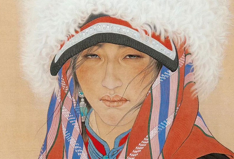 中國美術家協會會員房靜工筆人物國畫作品15圖，細膩厚重