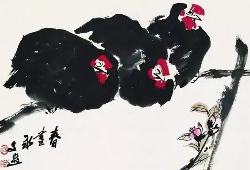 原湖北美院副院長(zhǎng)，著名寫(xiě)意國(guó)畫(huà)大師湯文選國(guó)畫(huà)作品欣賞