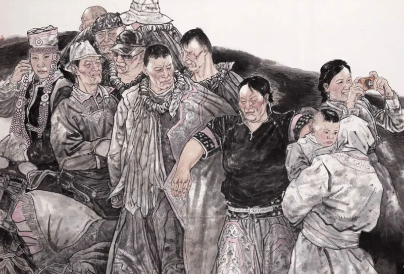 中國美術(shù)家協(xié)會(huì)員劉賢亮國畫作品欣賞